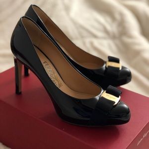 Salvatore Ferragamo Patent Platform Pump